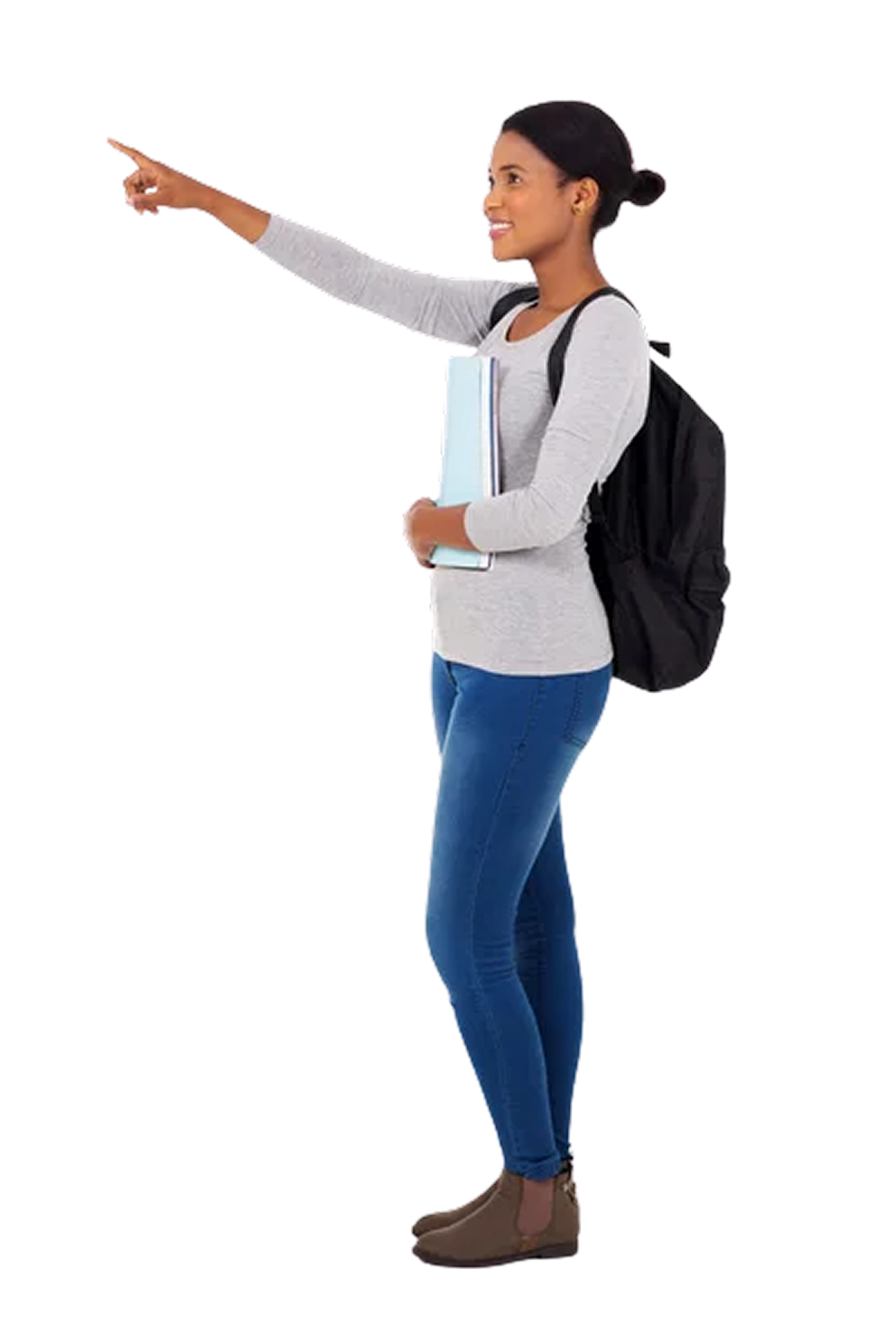 Student with Bag